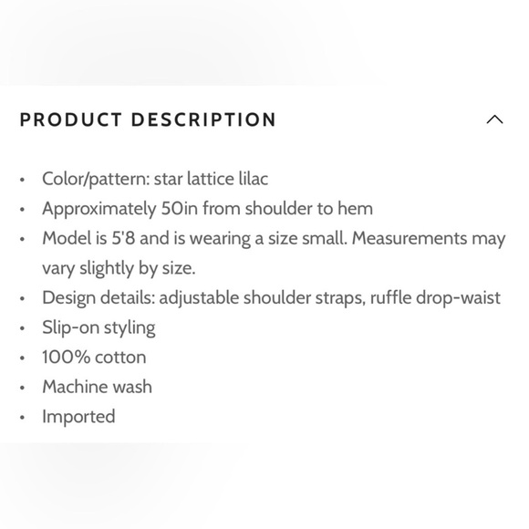 Designer Soft Lilac Cotton Jules Dress,
$398 Value
$98. $298 - Picture 3 of 3